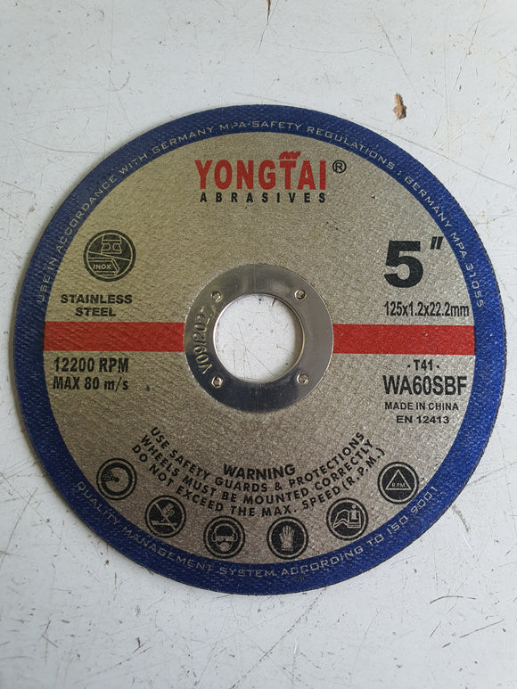 YONGTAI Gutting Disk 125x1.2x22.2mm