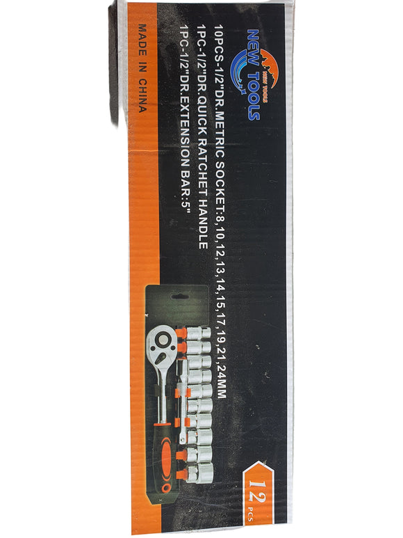 New Tools Socket Set 8-24mm
